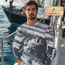 Load image into Gallery viewer, Striped Bass Striper Fishing Custom Performance Fishing Shirts, Fishing Jersey Shirt NHT537