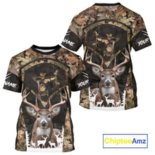 Load image into Gallery viewer, Forest Camo Deer Hunting Shirt, Hunting Hoodie for Deer Hunters, Season Deer Hunting NHT371