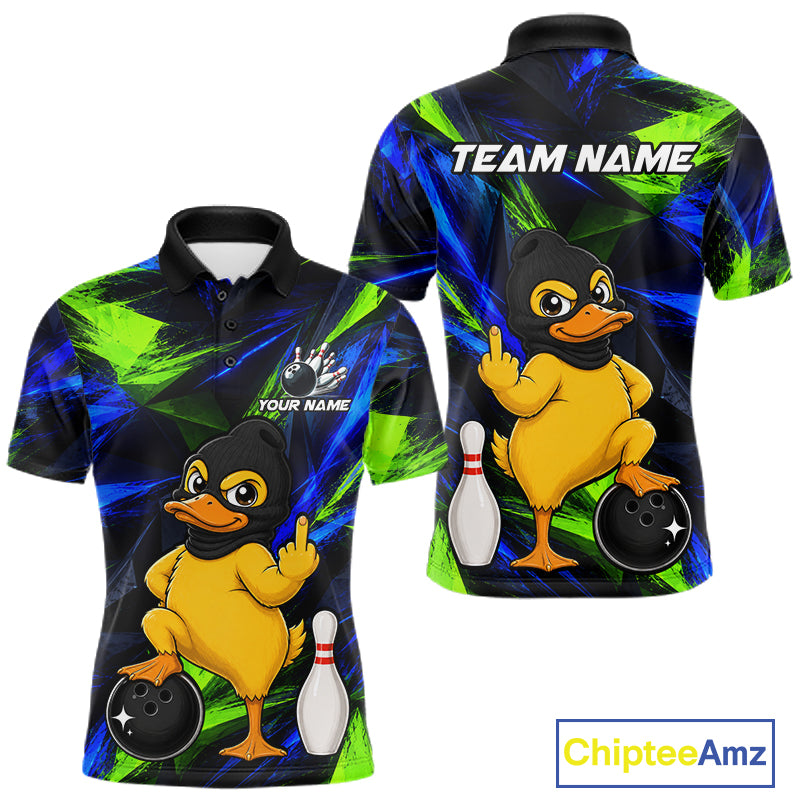 Funny Duck Bowling Shirt Bowling League Shirt Custom Team Name For Men NHT1454