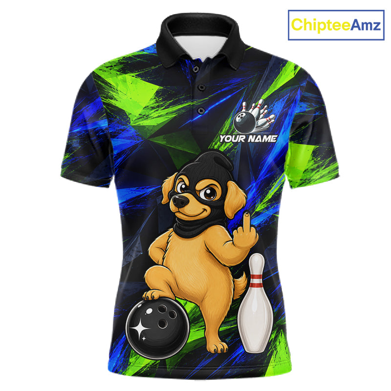 Funny Dog Bowling Shirt Bowling League Shirt Custom Team Name For Men NHT1455