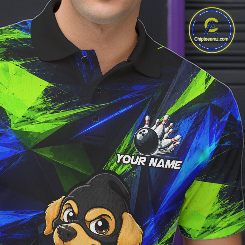 Funny Dog Bowling Shirt Bowling League Shirt Custom Team Name For Men NHT1455
