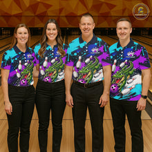 Load image into Gallery viewer, Custom Angry Alligator Bowling Jersey For Men, Bowling Uniform Bowling Team Shirts NHT1172