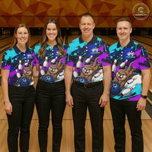 Load image into Gallery viewer, Custom Cute Otter Bowling Jersey For Men, Bowling Uniform Bowling Team Shirts NHT1173