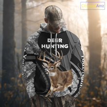 Load image into Gallery viewer, Deer Buck Custom Name 3D All Over Printed Shirts, Hunting Hoodie For Men NHT350