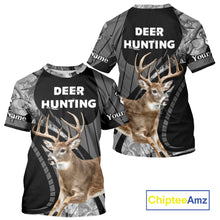 Load image into Gallery viewer, Deer Buck Custom Name 3D All Over Printed Shirts, Hunting Hoodie For Men NHT350