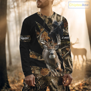 Custom Camo Deer Shed 3D Animal Deer Hunting Shirt Best Hunting Clothes For Season NHT220