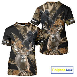 Custom Camo Deer Shed 3D Animal Deer Hunting Shirt Best Hunting Clothes For Season NHT220