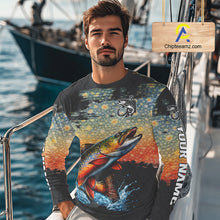 Load image into Gallery viewer, Brook Trout Fishing Shirt Long Sleeve Custom Fishing Jerseys, Trout Fishing Shirts NHT417