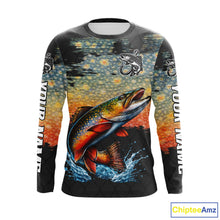 Load image into Gallery viewer, Brook Trout Fishing Shirt Long Sleeve Custom Fishing Jerseys, Trout Fishing Shirts NHT417