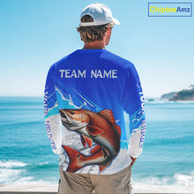 Load image into Gallery viewer, Redfish Fishing Custom Fishing Shirts Long Sleeve For Men, Redfish Saltwater Fishing Shirt NHT647