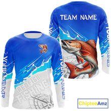 Load image into Gallery viewer, Redfish Fishing Custom Fishing Shirts Long Sleeve For Men, Redfish Saltwater Fishing Shirt NHT647