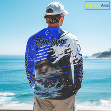 Load image into Gallery viewer, Personalized Black Drum Fishing Jerseys For Fishing Team, Tournament Fishing Shirts NHT448