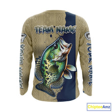 Load image into Gallery viewer, Personalized Crappie Fishing Shirts Long Sleeve For Men, Crappie Fishing Jerseys NHT510