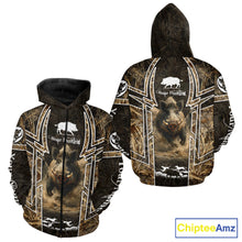 Load image into Gallery viewer, Wild Hog Hunting Full 3D Camo Printed Custom Name Boar Hunting Clothes, Hunting Gifts NBT192