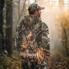 Load image into Gallery viewer, Deer Hunting Custom Name 3D All Over Printed Shirts, Deer Hunting Hoodie, Hunting Season NBT317