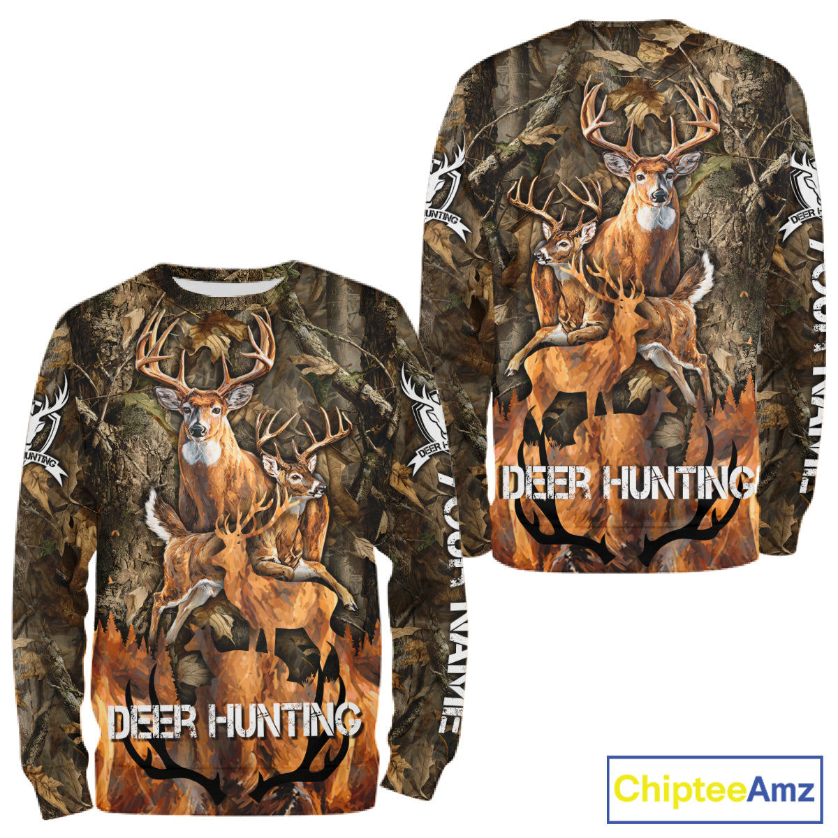 Deer Hunting Custom Name 3D All Over Printed Shirts, Deer Hunting Hoodie, Hunting Season NBT317