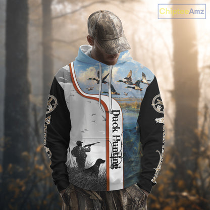 Personalized Duck Hunting Custom Name All Over Print Shirts, Duck Hunting Gifts NBT121