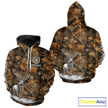 Load image into Gallery viewer, Deer Hunting Full Forest Camo 3D Printing Custom Name Shirts, Deer Hunting Clothes NBT126