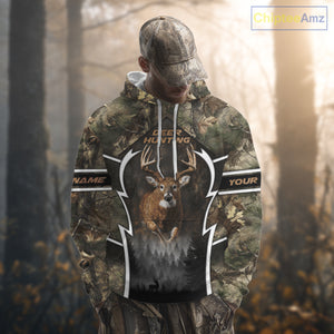 Deer Hunting Forest Camo 3D All Over Printed Shirts - Mule Deer Hunting Season, Hunting Clothes NBT35