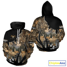 Load image into Gallery viewer, Custom Whitetail Deer 3D All Over Print Shirts, Gift for Men, Hunting Hoodie Long Sleeves NBT336
