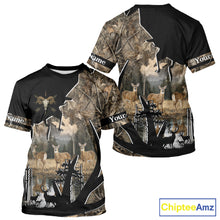 Load image into Gallery viewer, Custom Whitetail Deer 3D All Over Print Shirts, Gift for Men, Hunting Hoodie Long Sleeves NBT336