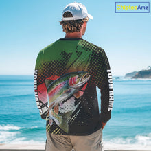 Load image into Gallery viewer, Rainbow Trout Fishing Shirts Long Sleeve Custom Name, Fishing Team Shirts NBT426