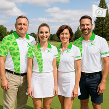 Load image into Gallery viewer, Funny Frog Green Mens Golf Polo Shirt Custom Men Golf Top, Personalized Golf Gifts NBT517