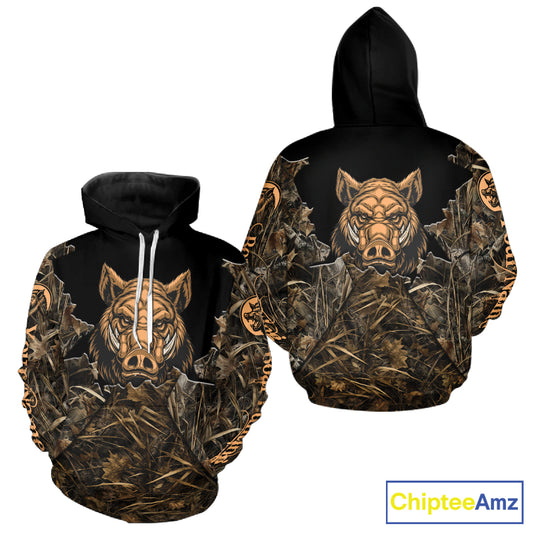 Best Wild Boar Hunting Camouflage Hunting Clothes, Boar Hunting Outfit, Hunting Gifts NBT161