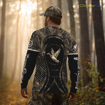 Duck Hunting Camouflage 3D Printed Custom Name Shirts for Hunter, Duck Hunting Gifts NBT179