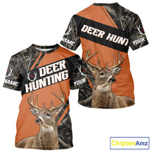 Load image into Gallery viewer, Custom Orange Camo 3D Animal Deer Hunting Shirt Best Hunting Clothes For Deer Season NBT261