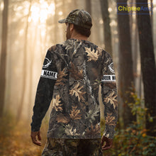 Load image into Gallery viewer, Personalized Whitetail Deer Hunting Fall Season Camo Printing Shirts Deer Hunting Gift Hoodie NBT323