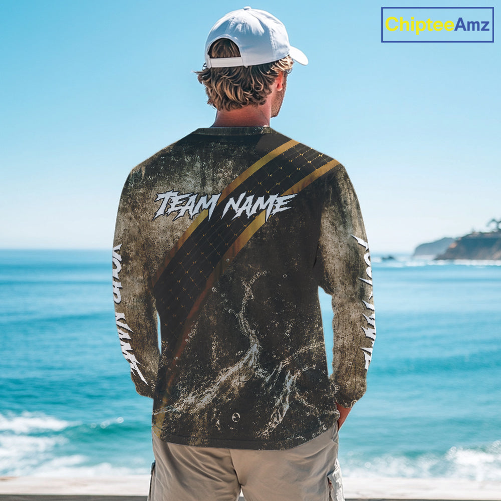 Crappie Long Sleeve Fishing Shirts Personalized Crappie Fishing Team Jerseys NBT1001