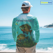 Load image into Gallery viewer, Custom Bluegill Fishing Jerseys, Bluegill Long Sleeve Tournament Fishing Shirt For Team NBT860