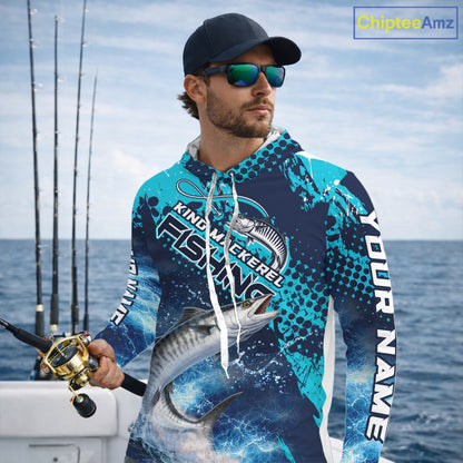 Thunder Lightning King Mackerel Performance Fishing Shirts with Hood, King Mackerel Offshore Fishing Shirts NBT453