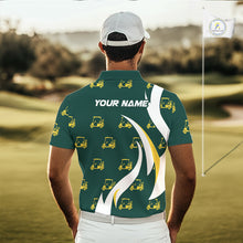 Load image into Gallery viewer, Custom Best Dad Golf Polo Shirt, Fathers Day Gift For Dad Papa, Golf Outfit, Men Polo Shirt NBT711