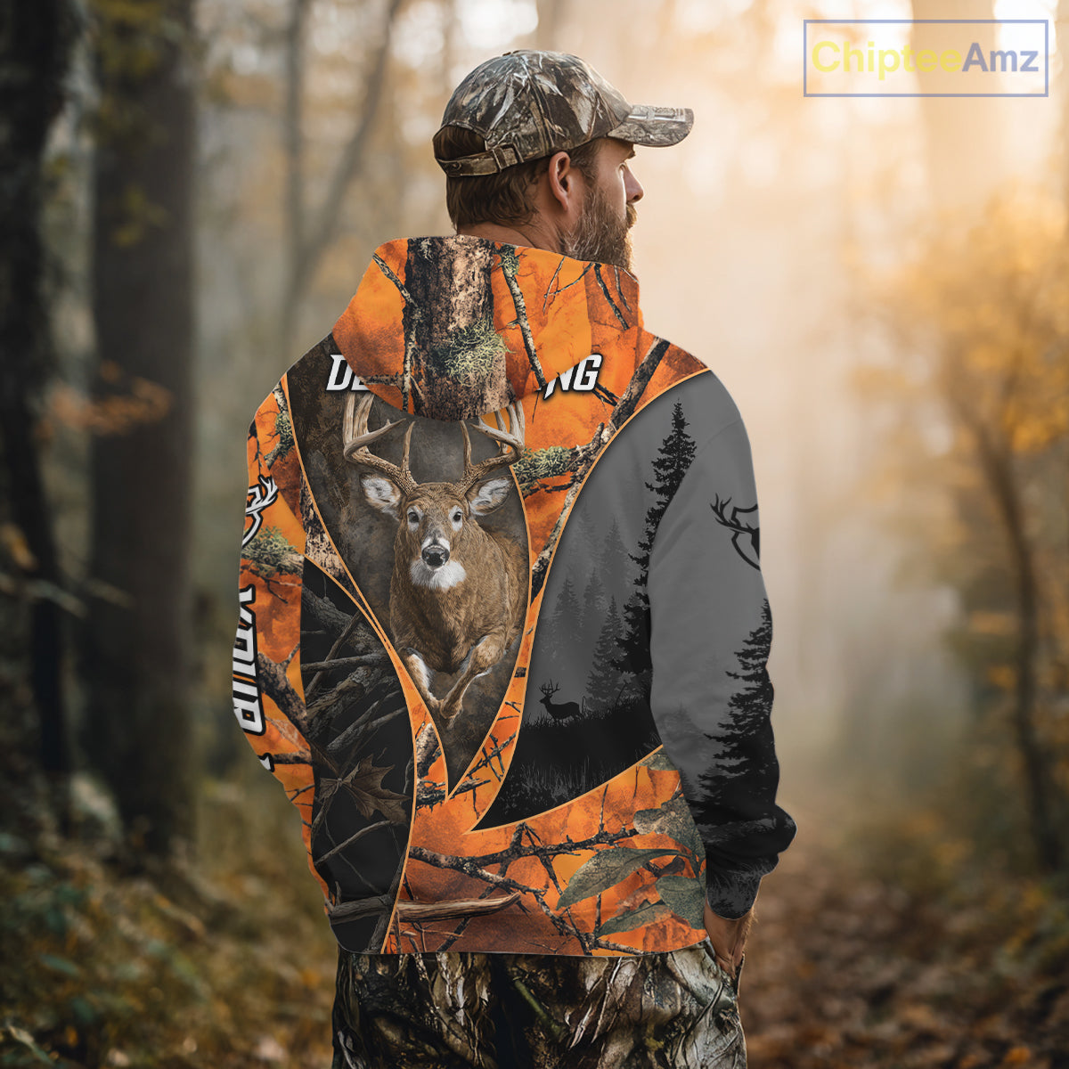 Custom Camo 3D Animal Deer Hunting Shirts Best Hunting Clothes For Hunters NBT279