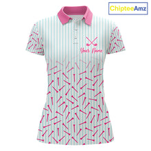 Load image into Gallery viewer, front view of best mom golf polo shirt custom face mother’s day gift