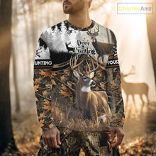 Load image into Gallery viewer, Custom Whitetail Deer Hunting Shirt Camouflage Deer Hunter Custom Name, Hunting Gift NBT291