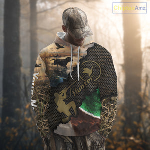 Mallard Duck Hunting Shirts, Personalized Hunting Clothes, Duck Hunting Camo Shirts, Duck Hunting Gifts NBT76