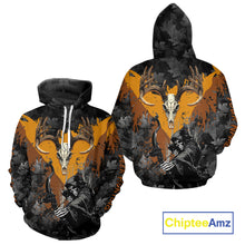 Load image into Gallery viewer, Deer Hunting Grim Reaper Camo Custom Name 3D All Over Print Shirts Personalized Gift NBT302