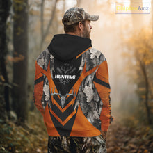 Load image into Gallery viewer, Deer Hunting Shirts Burnt Orange With Deer Skull - Best Gift Ideas for Hunter NBT20