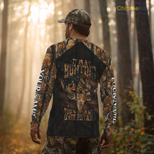 Best Deer Hunting Orange Camo with US Flag and Grim Reaper Deer Buck Shirts Hunting Gifts NBT70