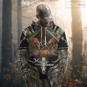 Personalized Mule Deer Hunting Forest Camo 3D All Over Printed Shirts, Best Deer Hunting Gifts for Men NBT77