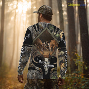 Personalized Mule Deer Hunting Forest Camo 3D All Over Printed Shirts, Best Deer Hunting Gifts for Men NBT77