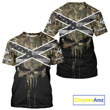 Load image into Gallery viewer, Deer Hunting Shirts with Black US Flag, Camouflage Deer Hunting Shirt, Hunting Gifts for Men NBT97