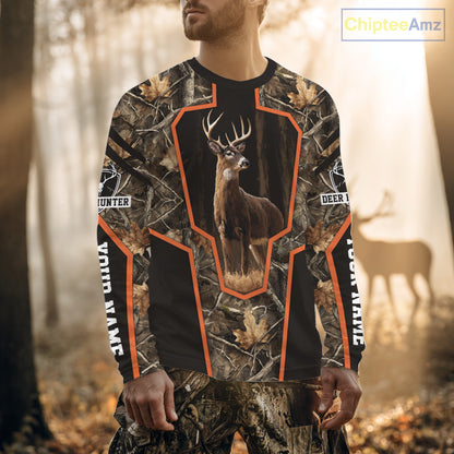 Deer Hunting 3D Prints Shirts Camouflage Shirts for Deer Hunters, Personalized Hunting Shirts NBT170
