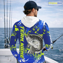 Load image into Gallery viewer, Custom Crappie Fishing Camo Fishing Shirts Long Sleeve, Crappie Tournament Fishing Shirts NBT440