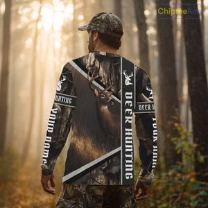 Deer Hunting Custom Name Camouflage Hunting Clothes, Deer Hunting Clothes, Hunting Gifts NBT190