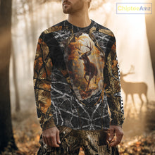 Load image into Gallery viewer, Personalized Deer Hunting 3D All Over Printed Camo Custom Name Shirt, Hunting Gift NBT311