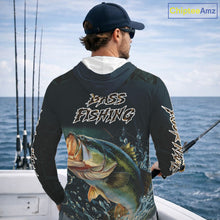 Load image into Gallery viewer, Largemouth Bass Fishing Hood Grass Camo, Bass Fishing Tournament Jerseys NBT362